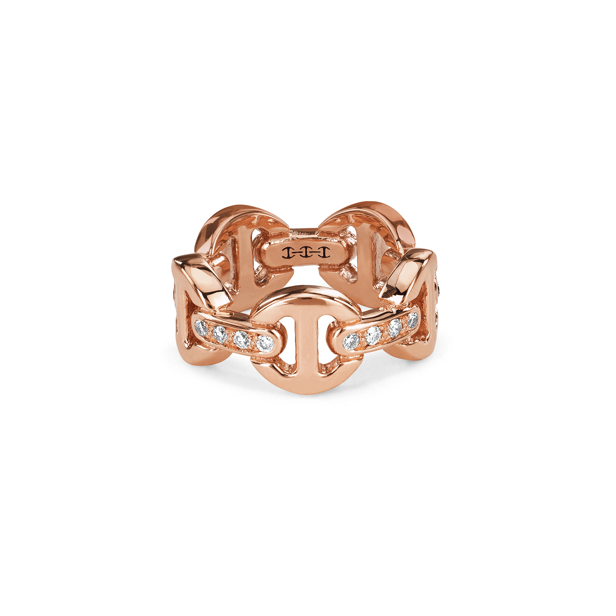STORE ONLY】DAME CLASSIC TRI-LINK WITH DIAMOND BRIDGES｜RG