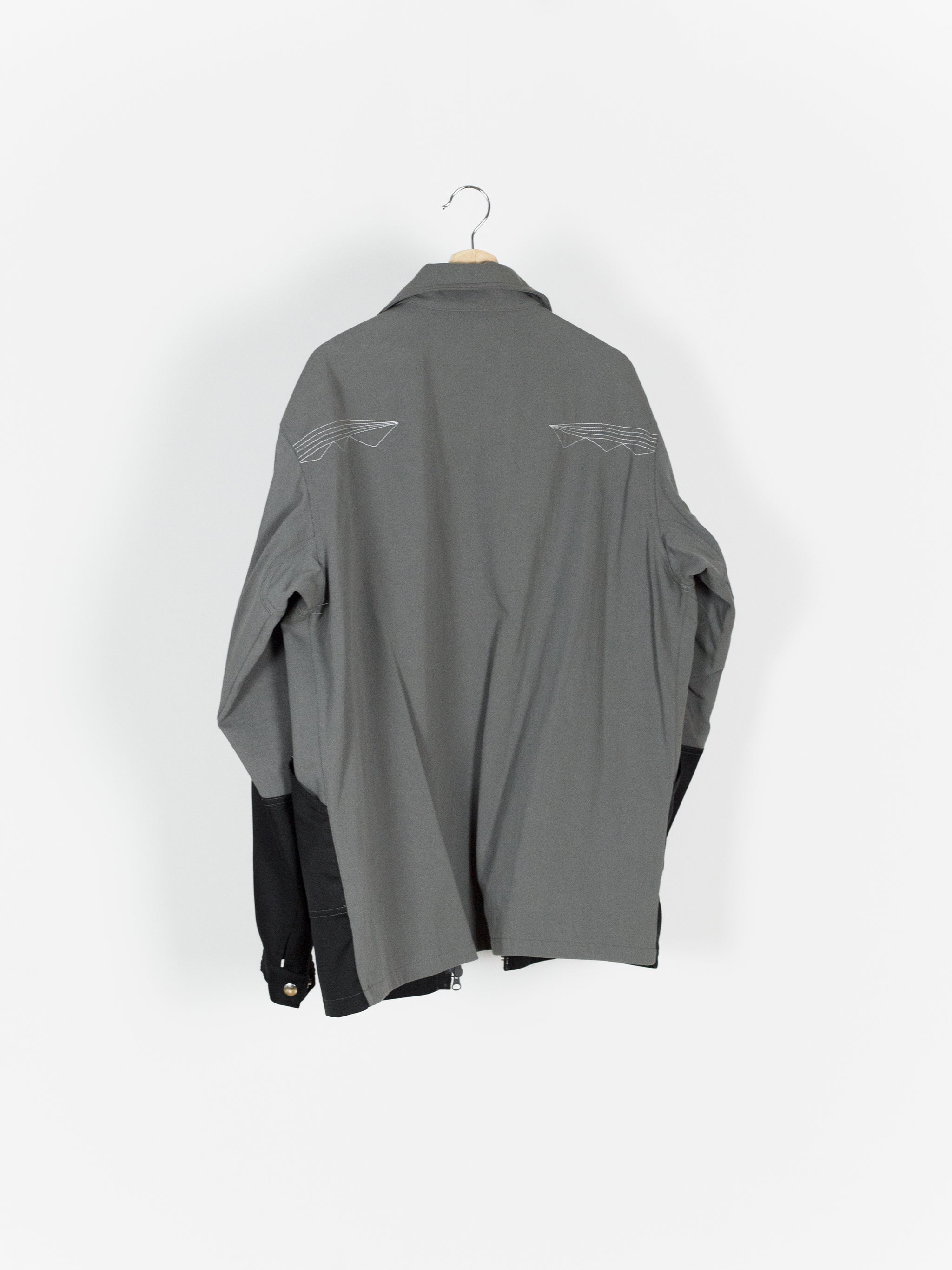 Kiko Kostadinov SS19 00062019 'Kutch' Two-Tone Zip Jacket – HUIBEN