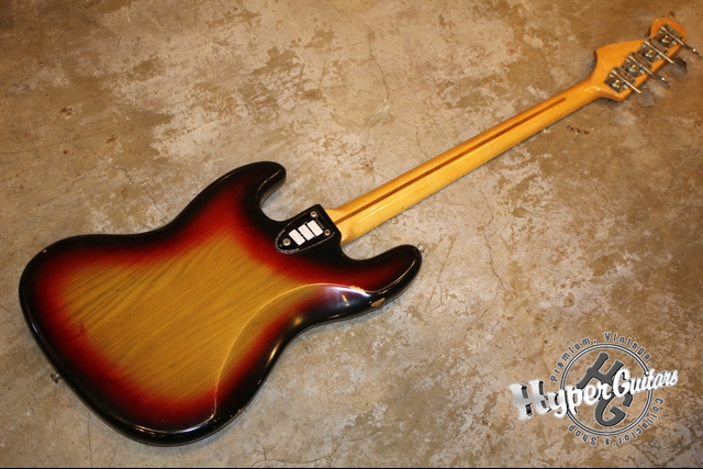 Fender '76 Jazz Bass - サンバースト / メイプル - ハイパーギターズ
