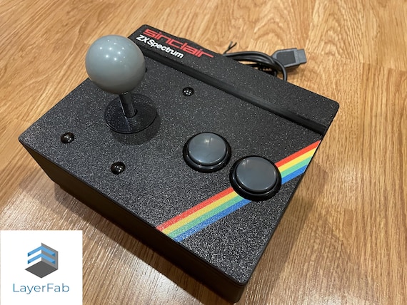 Sinclair ZX Spectrum Themed Joystick Arcade Controller DB9 / Atari