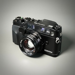 Vintage CONTAX G2 BLACK Autofocus Rangefinder Camera W/ Zeiss
