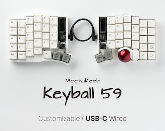 Ready to Use WIRELESS Keyball With a Trackball / Split Keyboard