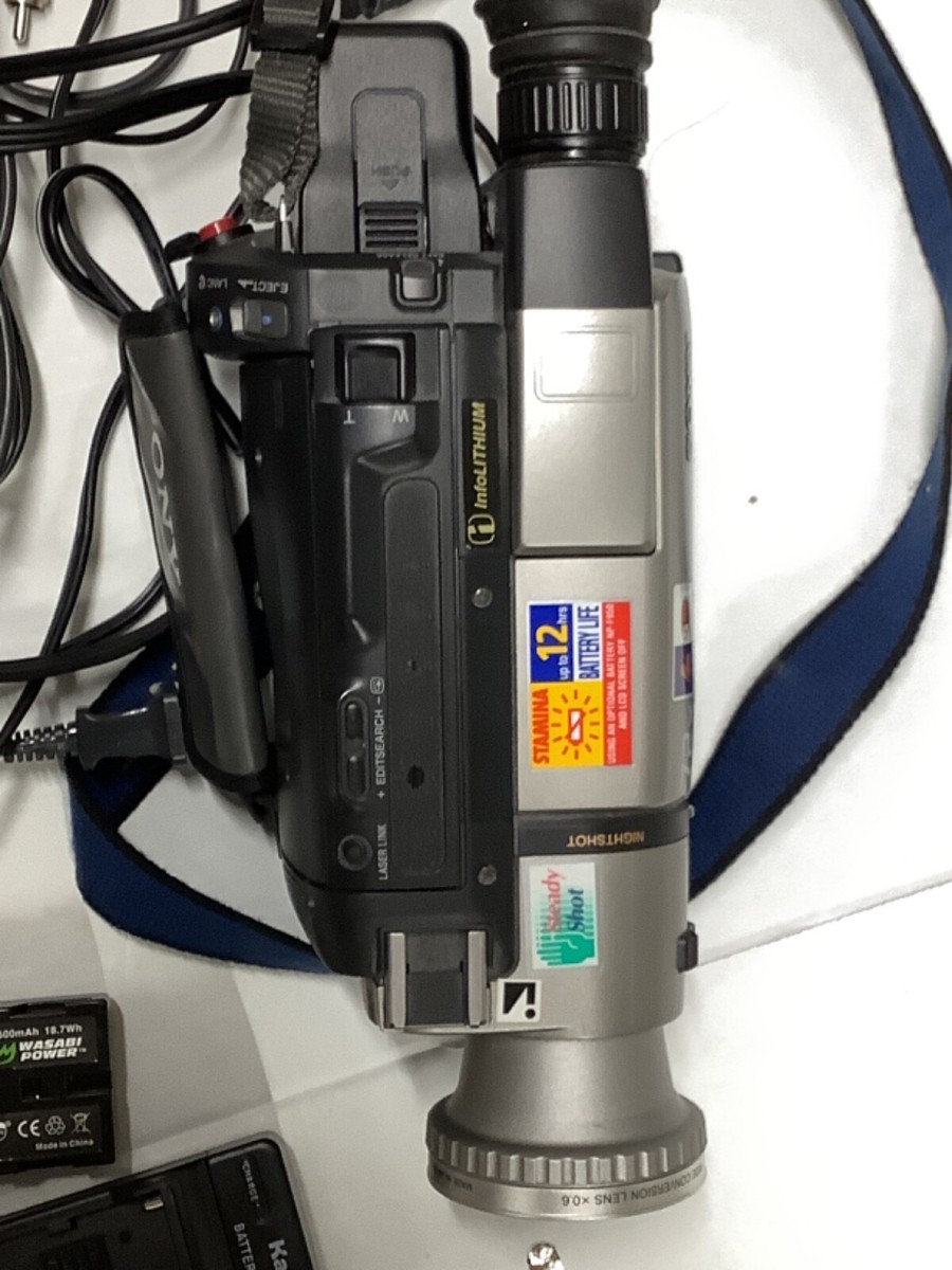 Sony CCD-TRV85 Handycam 8mm Hi-8 Camcorder Night Vision Read | eBay