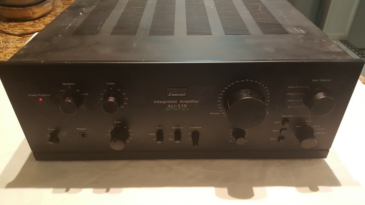 Sansui AU-519 SUPERFIDELITY DD/DC Integrated Amplifier GOOD
