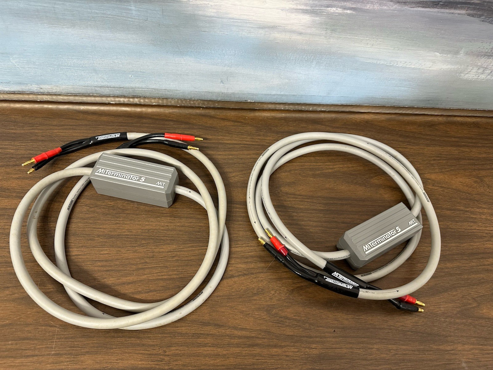 MIT Cables Terminator 5 Speaker Cables 8 Ft Long Terminated w
