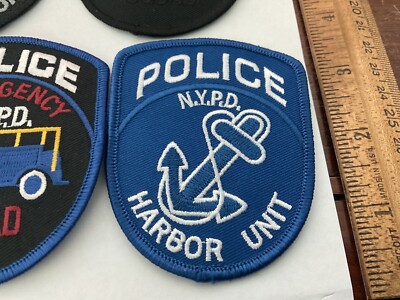 NYPD Police Special Unit collectable patch set Seven full size All