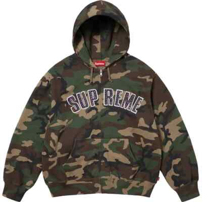 Supreme B.B. Simon Zip Up Hooded Sweatshirt Woodland Camo | eBay
