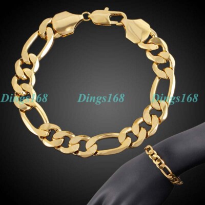 Men&Women's Solid 18K Yellow Gold Filled 8mm wide 8