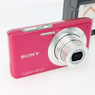 SONY Digital Camera DSC-W610 Pink Cyber Shot 4.0x Optical Zoom