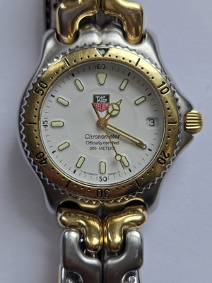 Tag Heuer Link White Dial Two-Tone Date Swiss Autimatic Watch-S87