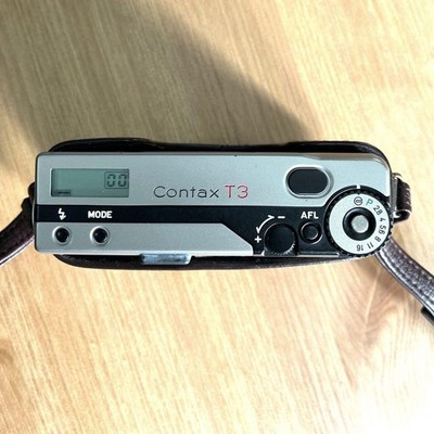 Contax T3 Silver 70th Limited Edition 35mm Film Camera Excellent w