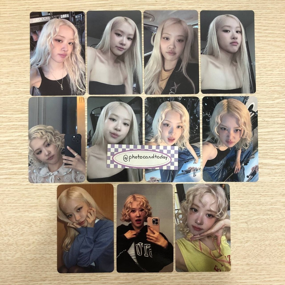 BLACKPINK ロゼ rosie シンガポール ポップアップ 購入特典 BLACKPINK