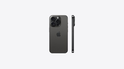 Apple iPhone 15 Pro Max - 1 TB - Black Titanium (Unlocked) for