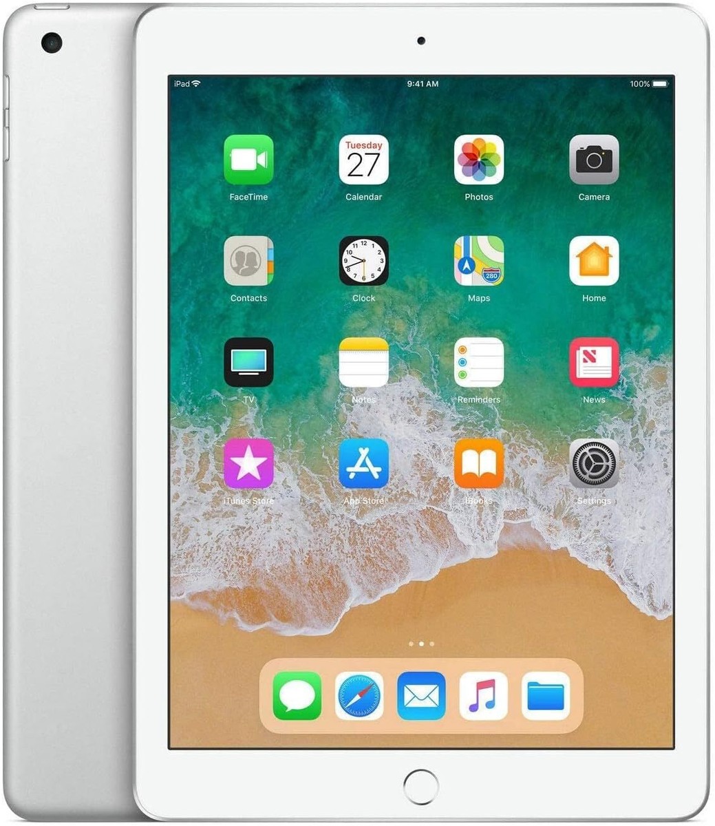 Apple iPad 6th Generation A1893 32GB Wi-Fi 9.7in Silver- Good | eBay