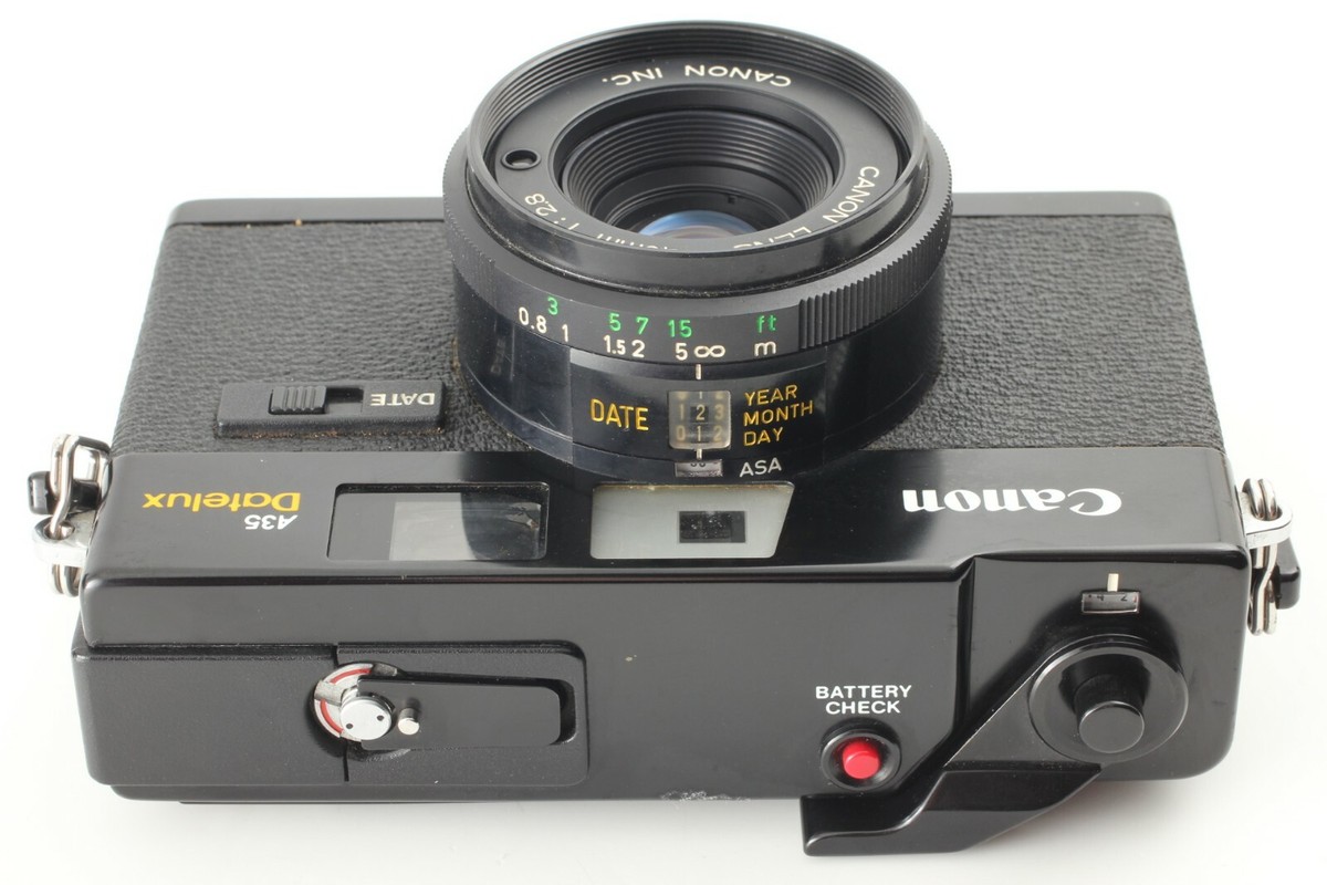 As-Is】Canon A35 Datelux 40mm f/2.8 35mm Lens Film Camera from