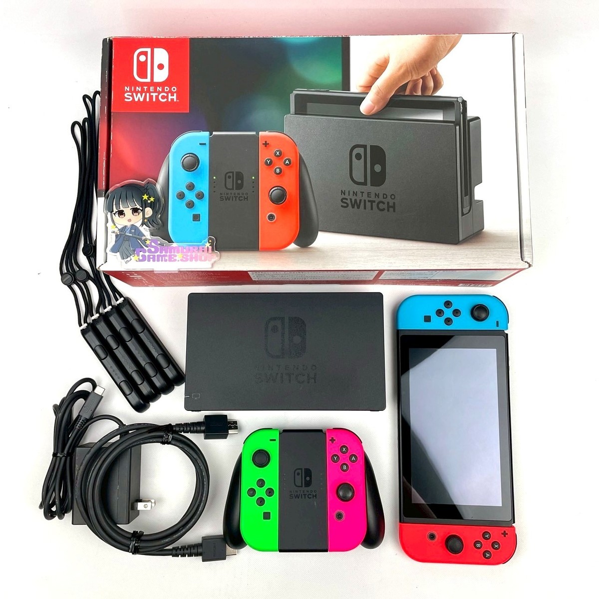 Nintendo Switch HAC-001 Low Serial Console All Accessories