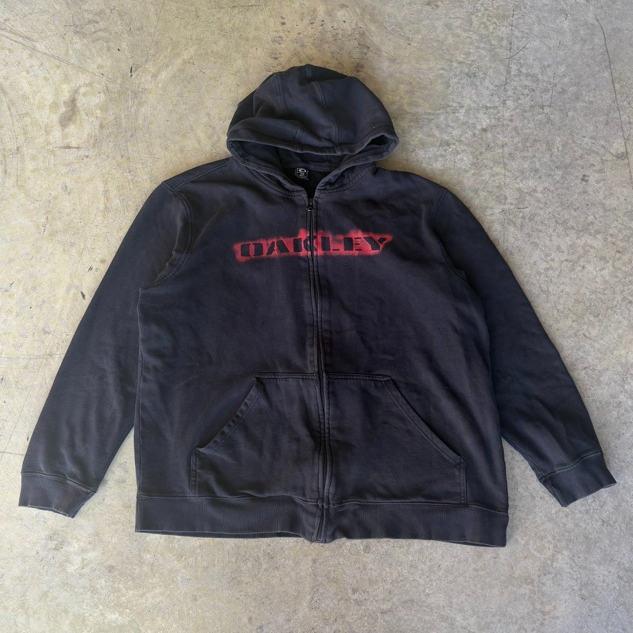 Vintage Oakley Software Zip-Up Hoodie Rare Large 90s 00s | eBay