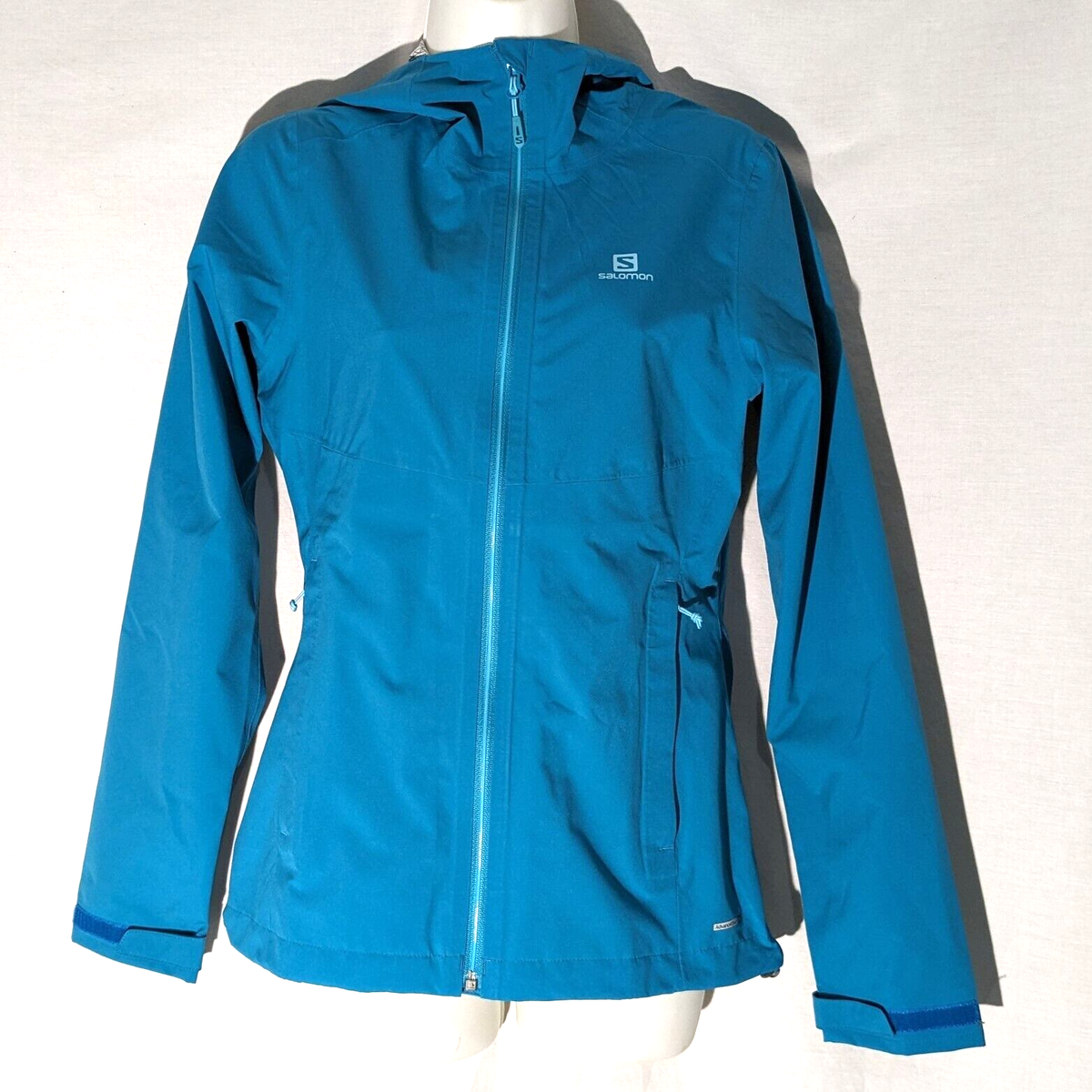Salomon AdvancedSkin Dry 10K Hooded Jacket Size XS Zip Windbreaker