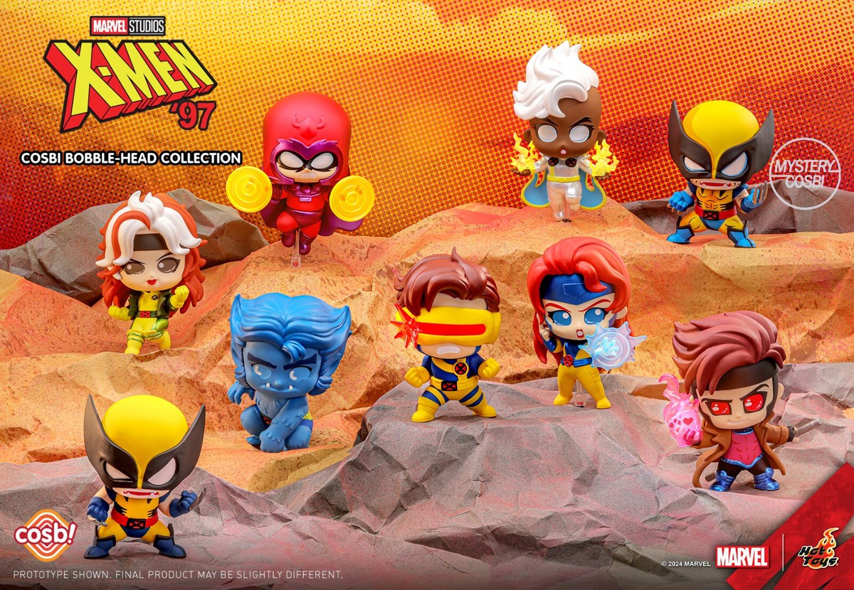 HotToys Cosbi CBX187 Marvel X-men 97 Set Of 8 Pcs Different Style