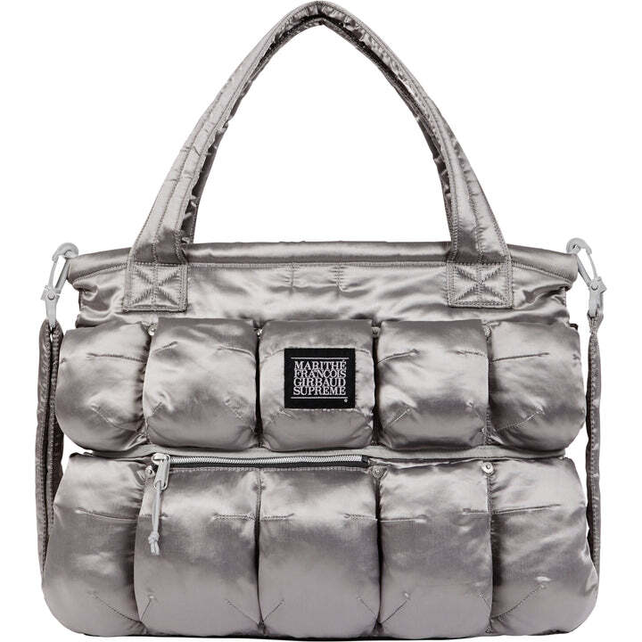 Supreme Marithe Francois Girbaud Pokachu Puffer Tote Bag Silver | eBay