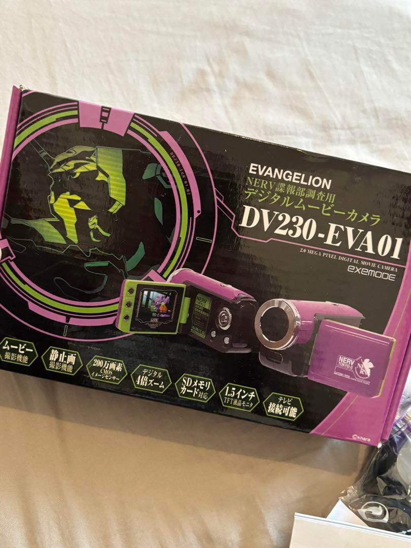 美品 付属品完備 エヴァンゲリオン DV230-EVA01 ビデオカメラ