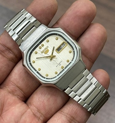 Seiko 5 Sports Silver Men's Watch - 7009 for sale online | eBay