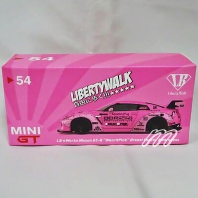TSM Mini GT LB Works NISSAN GT-R Liberty Walk WearIt Pink Toys
