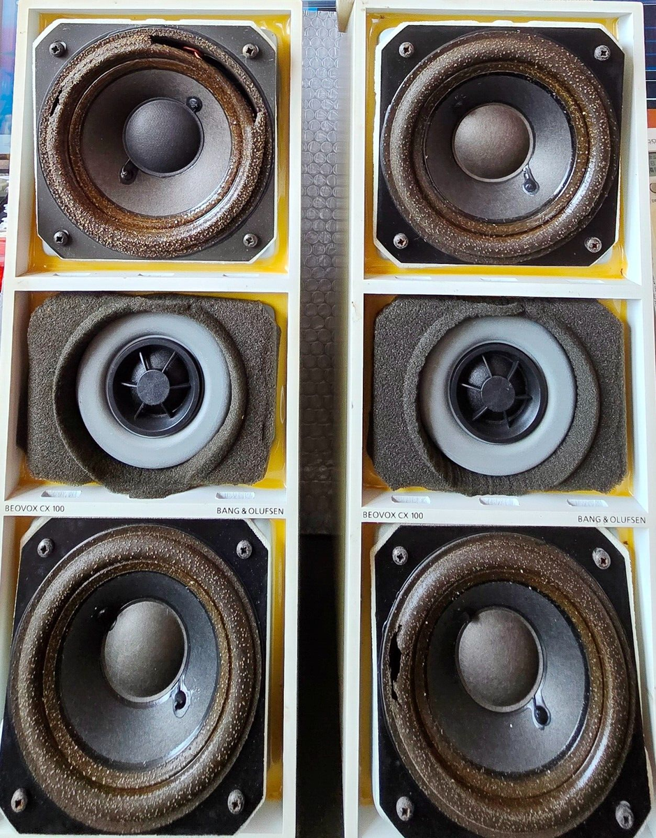Bang & Olufsen Beovox CX100 Loudspeakers - White - A Pair.. | eBay