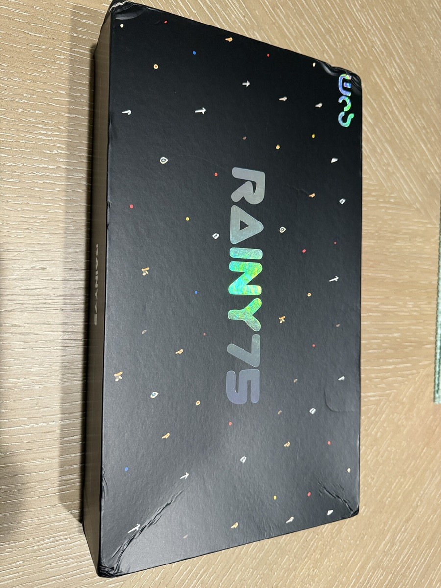 Rainy 75 Mechanical Keyboard . Rainy75. Anodized Blue. Brand New
