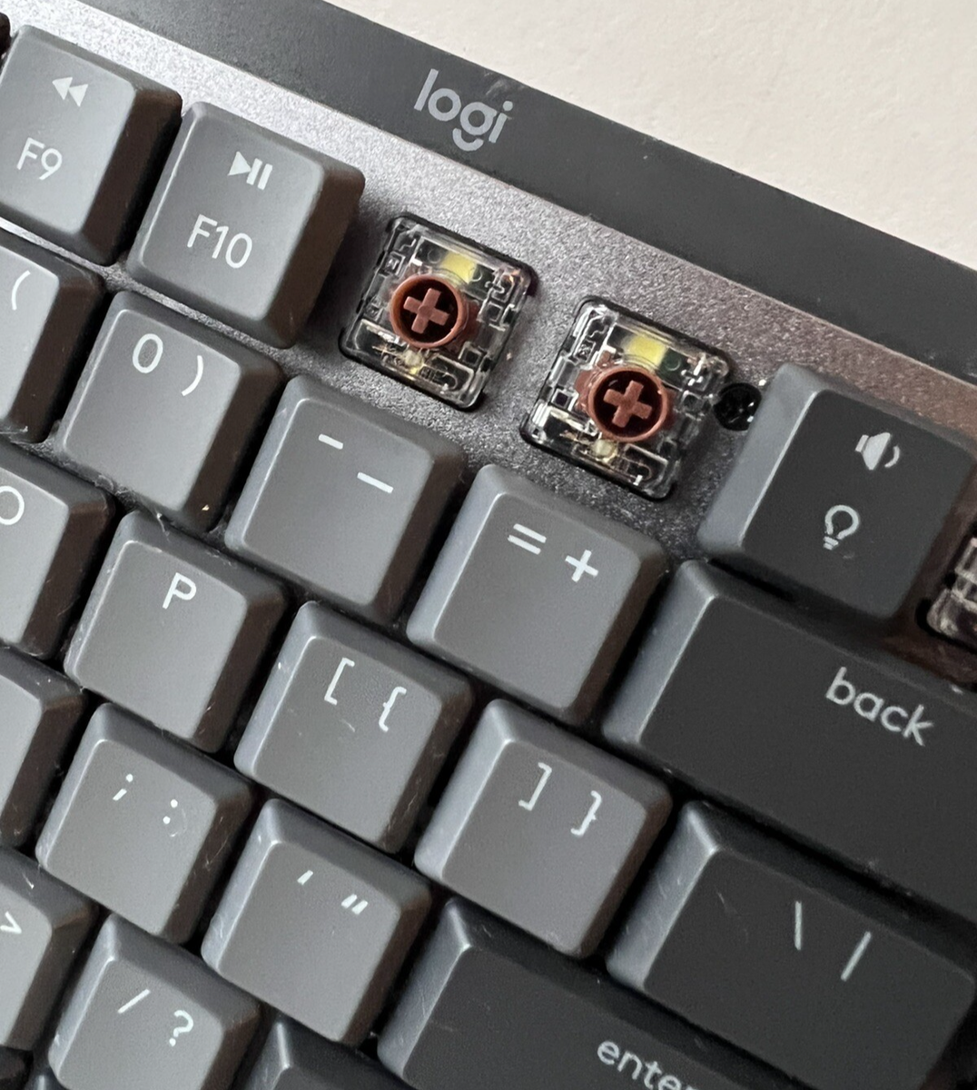 Logitech MX Keys Wireless Keyboard Keycaps Keys | English | QWERTY