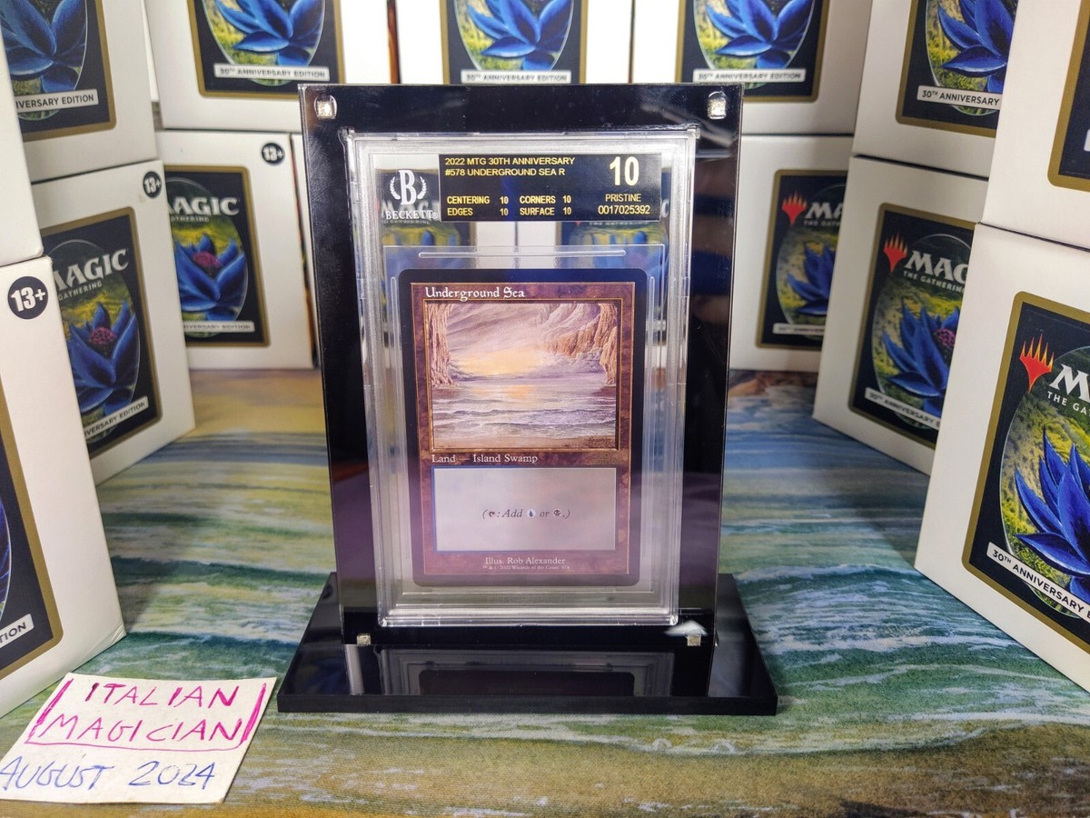 Magic: UNDERGROUND SEA 30th ANNIVERSARY Edition BLACK LABEL Retro