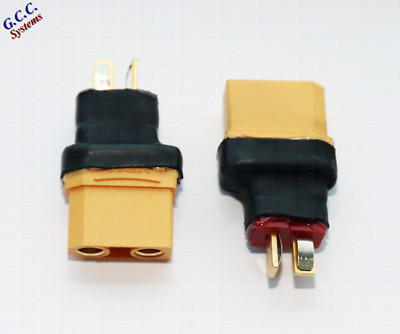 Xt60 Adapter AMASS XT90 Connectors &10CM Pigtail Cable Pairs Male