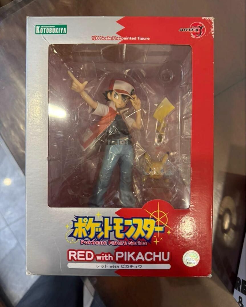 Pokemon Red with Pikachu 1/8 PVC ARTFX J Figure Kotobukiya