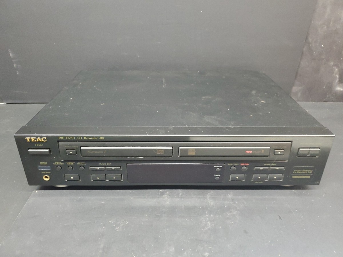 TEAC RW-D250 Double Deck CD player/Recorder Double Speed Dubbing