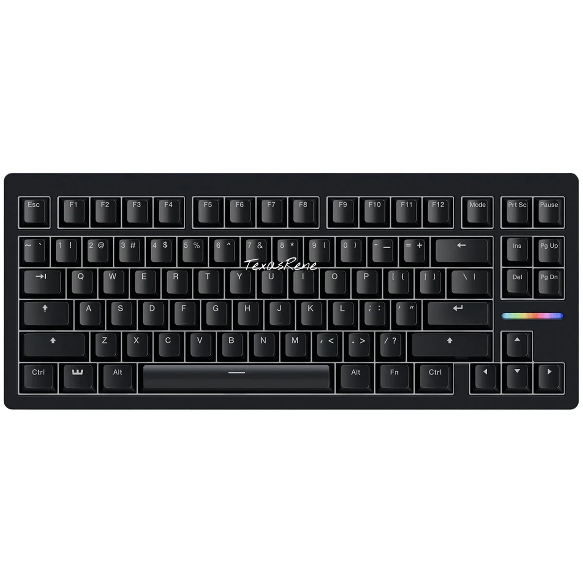 Wooting 80HE ANSI Black Zinc Alloy Gaming Keyboard | eBay