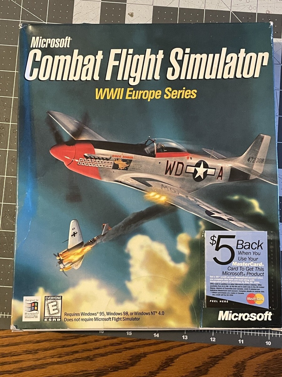 Microsoft Combat Flight Simulator WWII Europe Series, 1998 PC Big