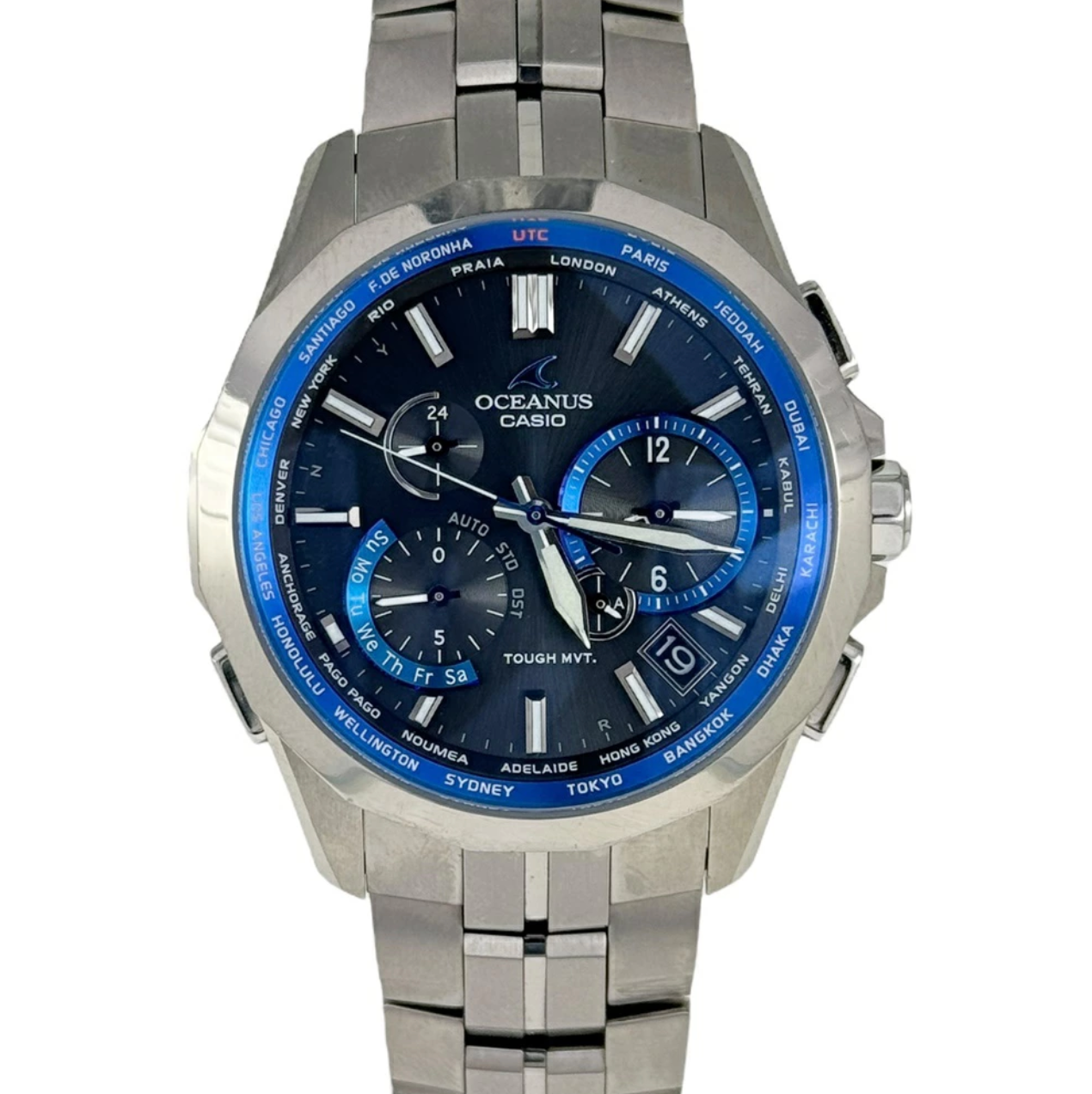 USED Excellent] CASIO Oceanus Manta Solar OCW-S2400-1AJF With Box