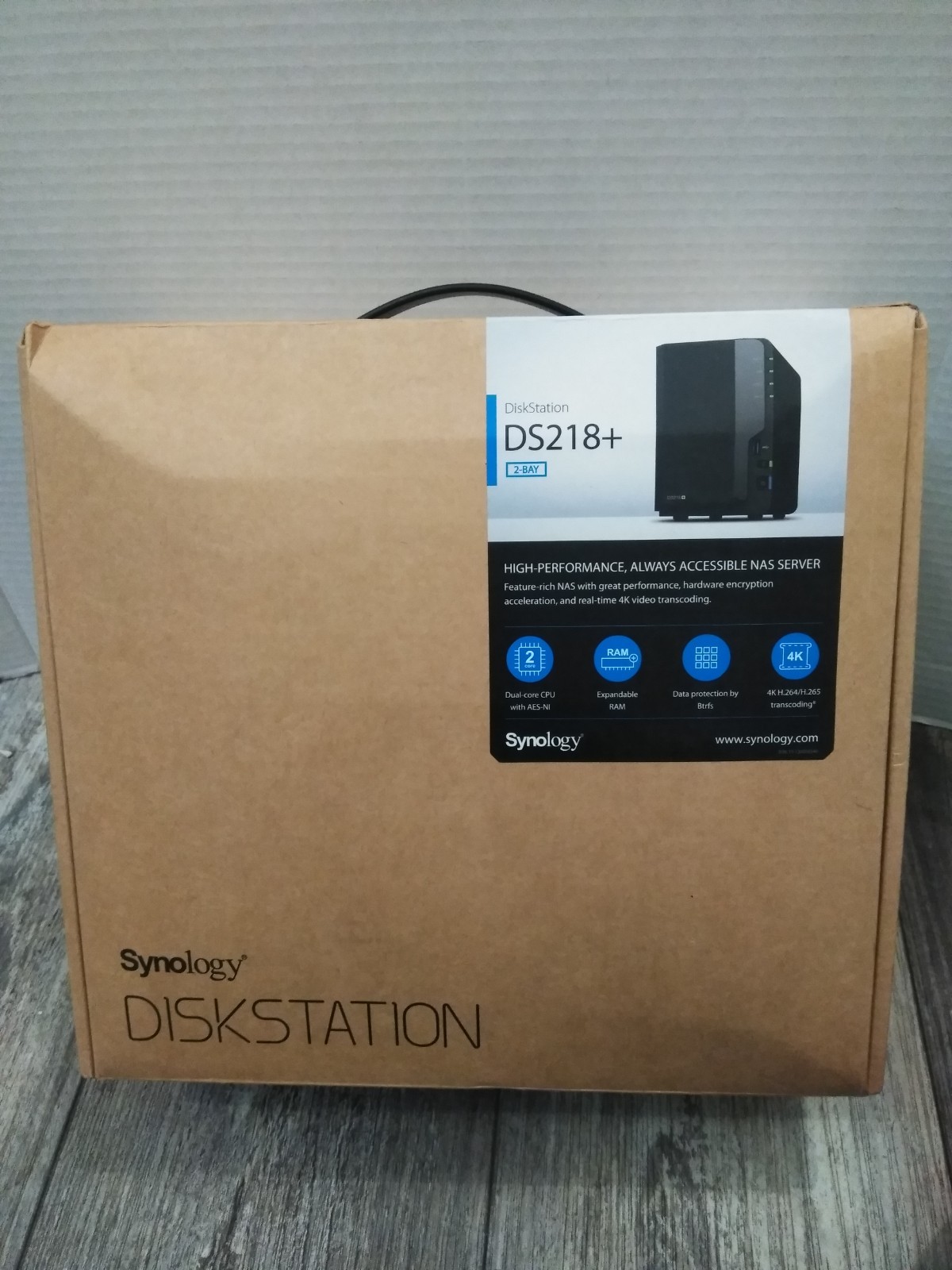 NEW Synology Diskstation DS218+ Mini Desktop NAS Server, 2-BAY | eBay