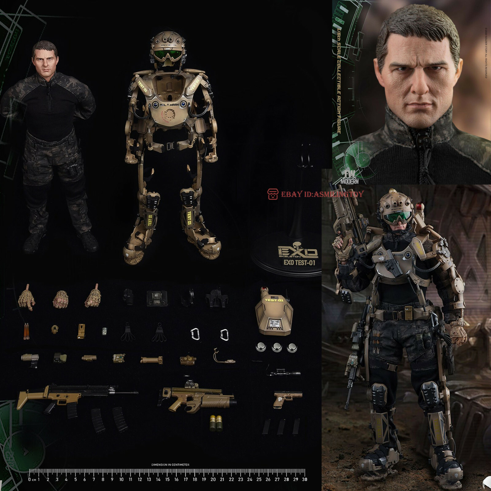 1/6 SOLDIER STORY SS-122 Exo-Skeleton Armor Suit TEST-01 12