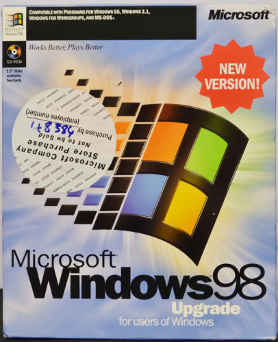 MICROSOFT WINDOWS 98 SECOND EDITION FULL OPERATING SYSTEM WIN 98