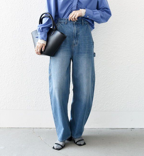 TUCK WIDE ストレートデニム（MOUSSY）｜ルミネのファッション通販