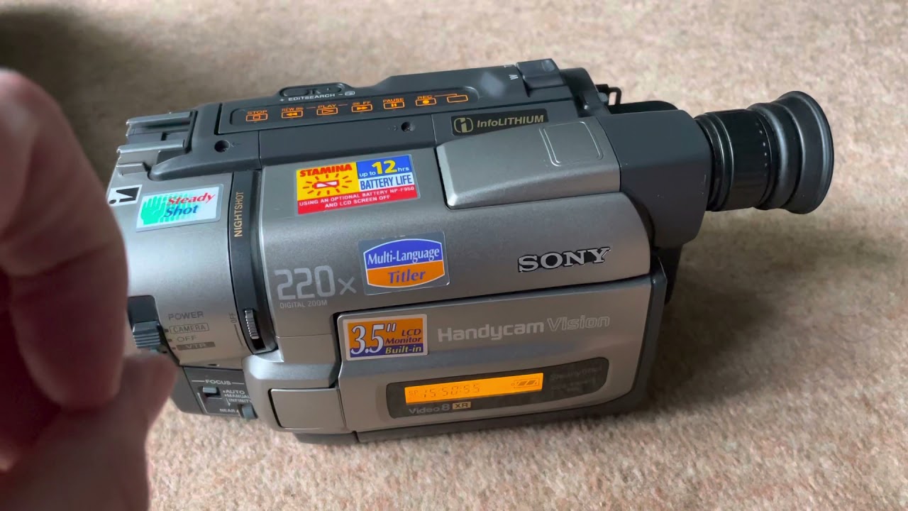 Looking At A Sony TRV45 In 2021! - YouTube
