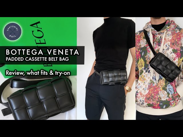 Bottega Veneta Padded Cassette Belt Bag: Review, what fits and try