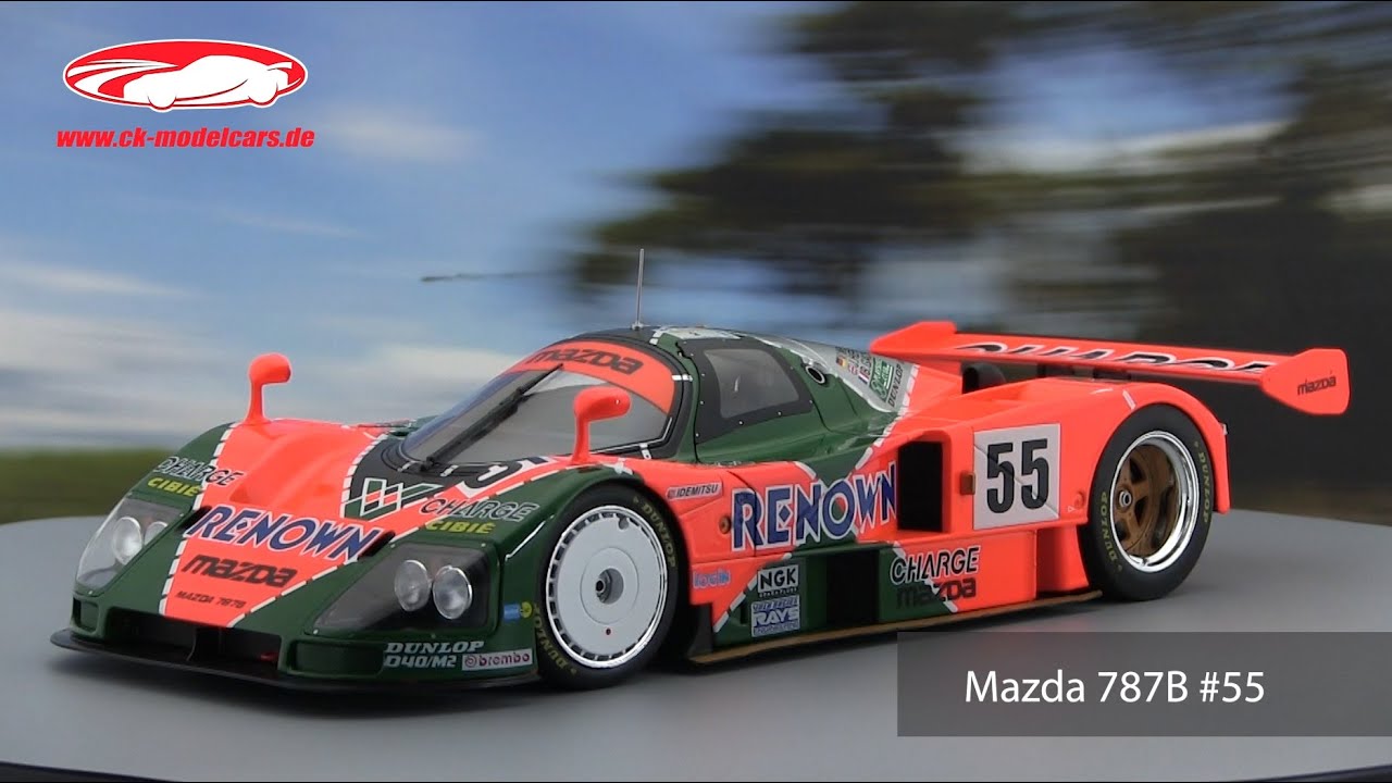 ck-modelcars-video: Mazda 787B #55 Sieger 24h LeMans 1991 Weidler
