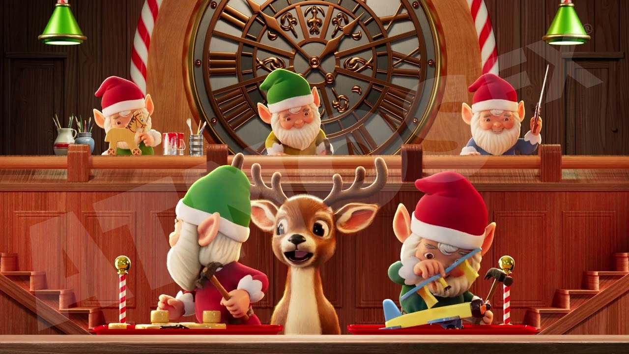 Santa's Toy Shop - Santa & Company - AtmosFX Digital Decorations