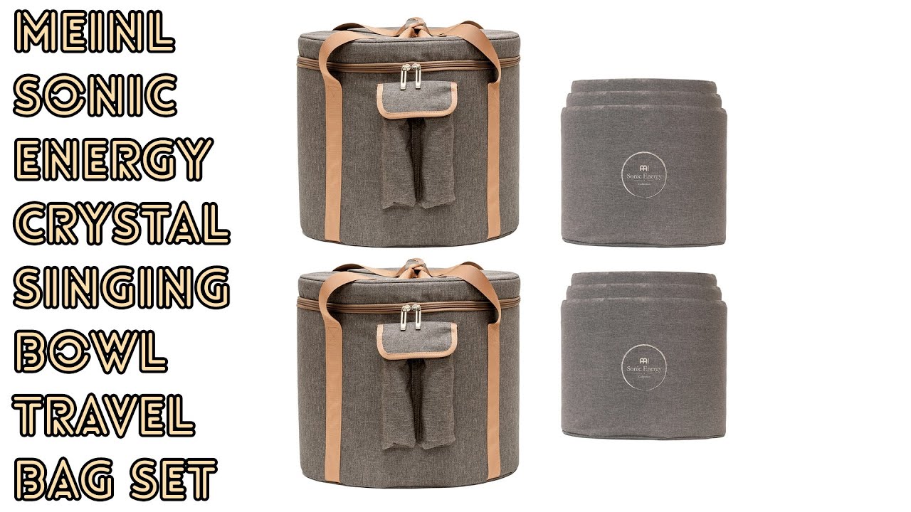 Meinl Crystal Singing Bowl Travel Bag Set CSBPSSET3) | Unlimited
