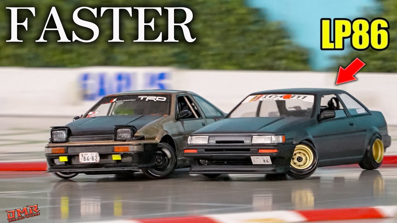 ラジドリ】FASTERでハチロクる！【LP-86】【RC DRIFT】【ラジコン