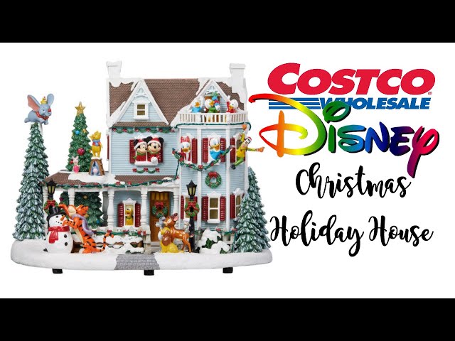 Disney Christmas Holiday House Ornament - Costco Disney Collection