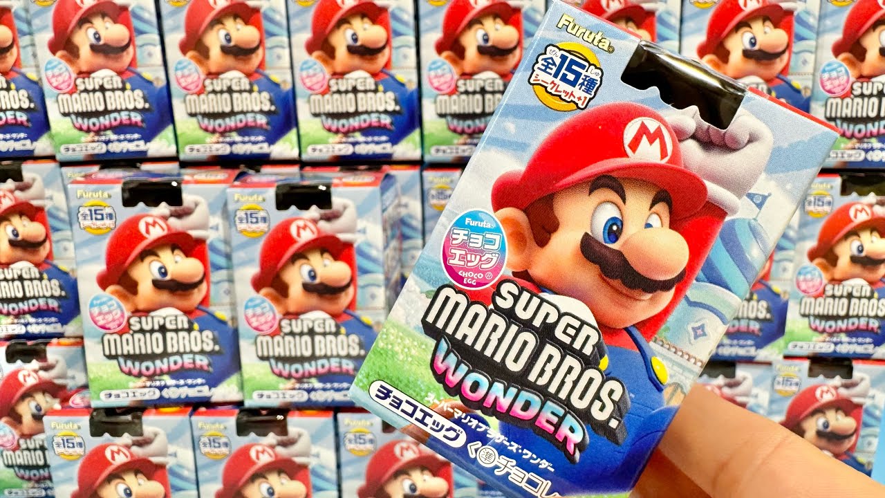 Chocolate Egg Super Mario Brothers Wonder x 30 - YouTube