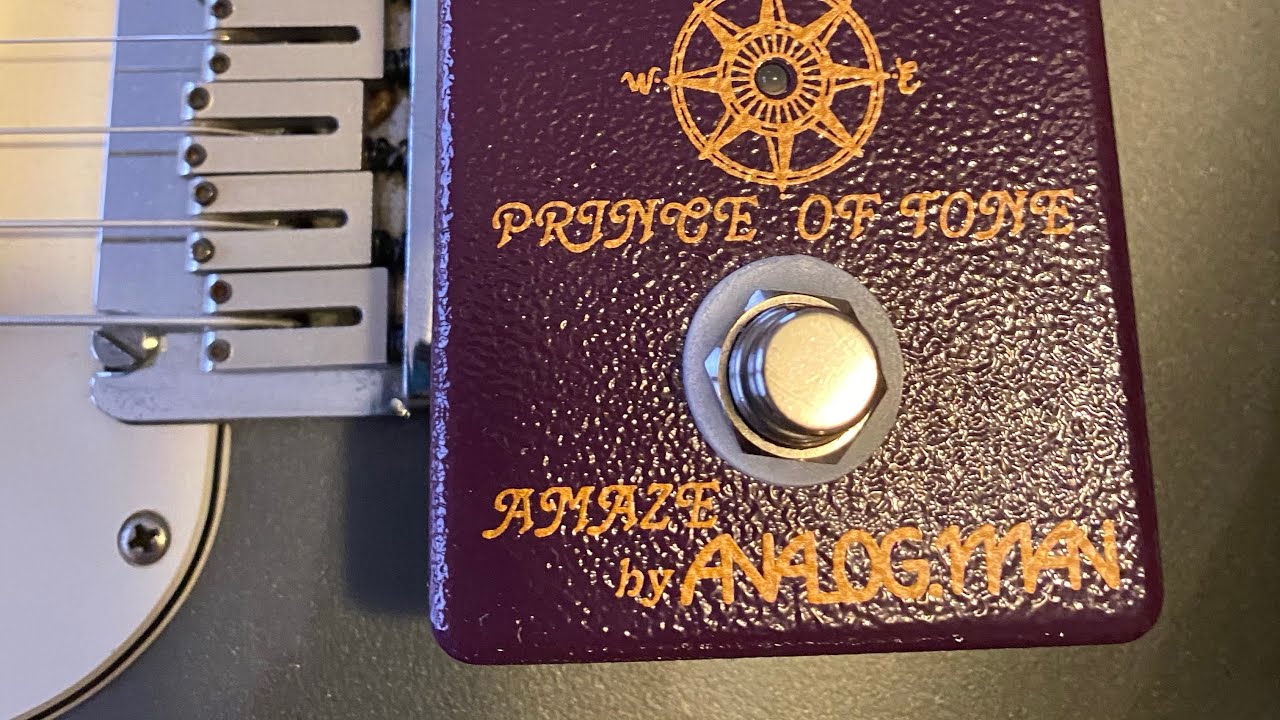 Analogman Prince of Tone - Amp Top Demos - YouTube